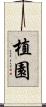 植園 Scroll
