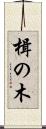 楫の木 Scroll