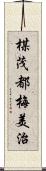 楳茂都梅美治 Scroll