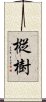 樅樹 Scroll