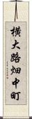 横大路畑中町 Scroll