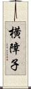 横障子 Scroll