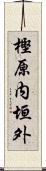 樫原内垣外 Scroll