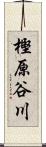 樫原谷川 Scroll