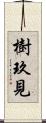 樹玖見 Scroll
