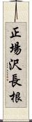 正場沢長根 Scroll