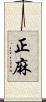 正麻 Scroll