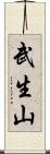 武生山 Scroll