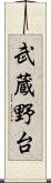 武蔵野台 Scroll