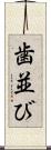 歯並び Scroll