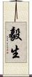 毅生 Scroll