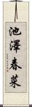 池澤春菜 Scroll