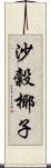 沙穀椰子 Scroll