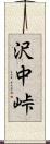 沢中峠 Scroll