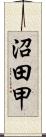 沼田甲 Scroll