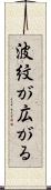波紋が広がる Scroll