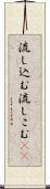 流し込む Scroll