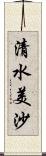 清水美沙 Scroll