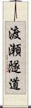 渡瀬隧道 Scroll