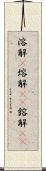 溶解(P) Scroll