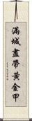 滿城盡帶黃金甲 Scroll