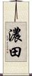 濃田 Scroll