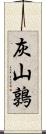 灰山鶉 Scroll