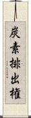 炭素排出権 Scroll