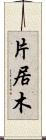 片居木 Scroll