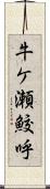 牛ケ瀬鮫呼 Scroll