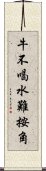 牛不喝水難按角 Scroll