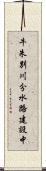 牛朱別川分水路建設中 Scroll