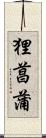 狸菖蒲 Scroll