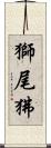 獅尾狒 Scroll