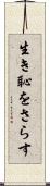 生き恥をさらす Scroll