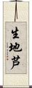 生地芦 Scroll