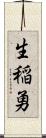 生稲勇 Scroll