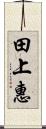 田上惠 Scroll