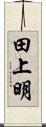 田上明 Scroll