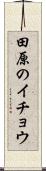 田原のイチョウ Scroll