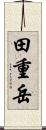 田重岳 Scroll