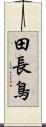 田長鳥 Scroll