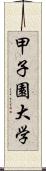 甲子園大学 Scroll