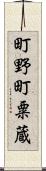 町野町粟蔵 Scroll