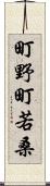 町野町若桑 Scroll