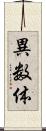 異数体 Scroll