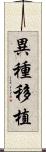 異種移植 Scroll