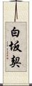 白坂契 Scroll