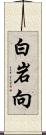 白岩向 Scroll