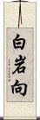 白岩向 Scroll